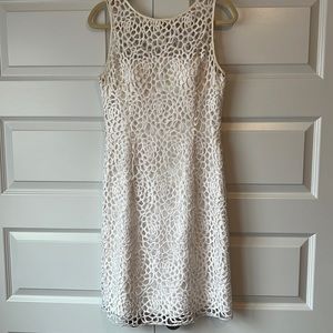 White Eyelet Dress Size 6